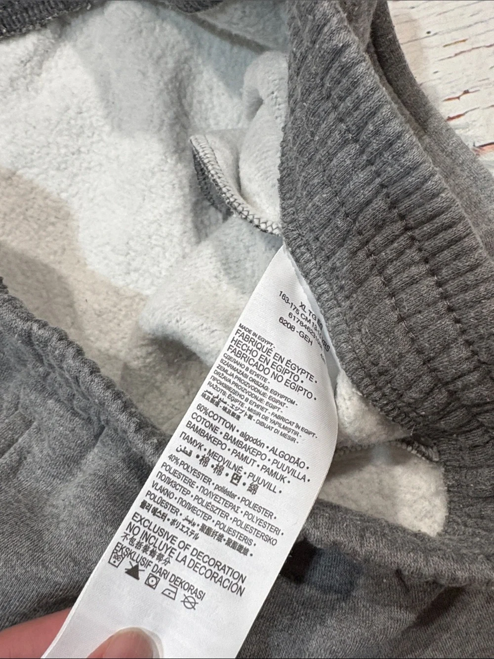 Air Jordan Nike Boys Gray High Rise Jogger Sweatpants